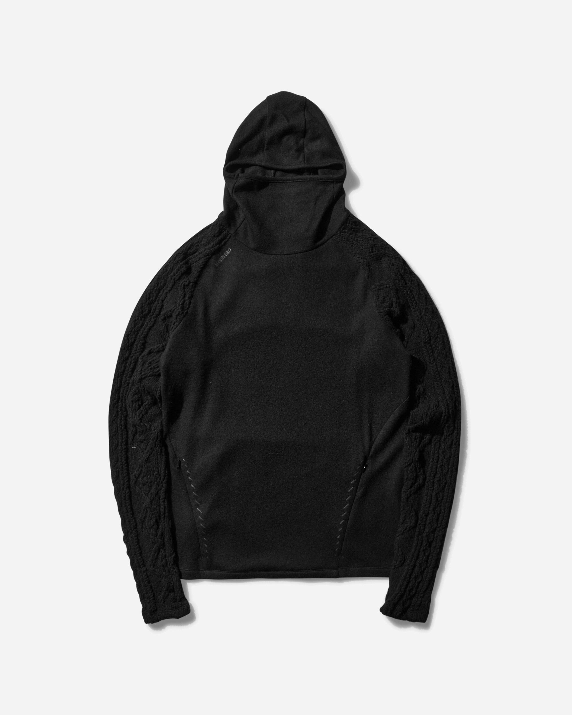 Techwool Hoodie with Gloves Black - 1