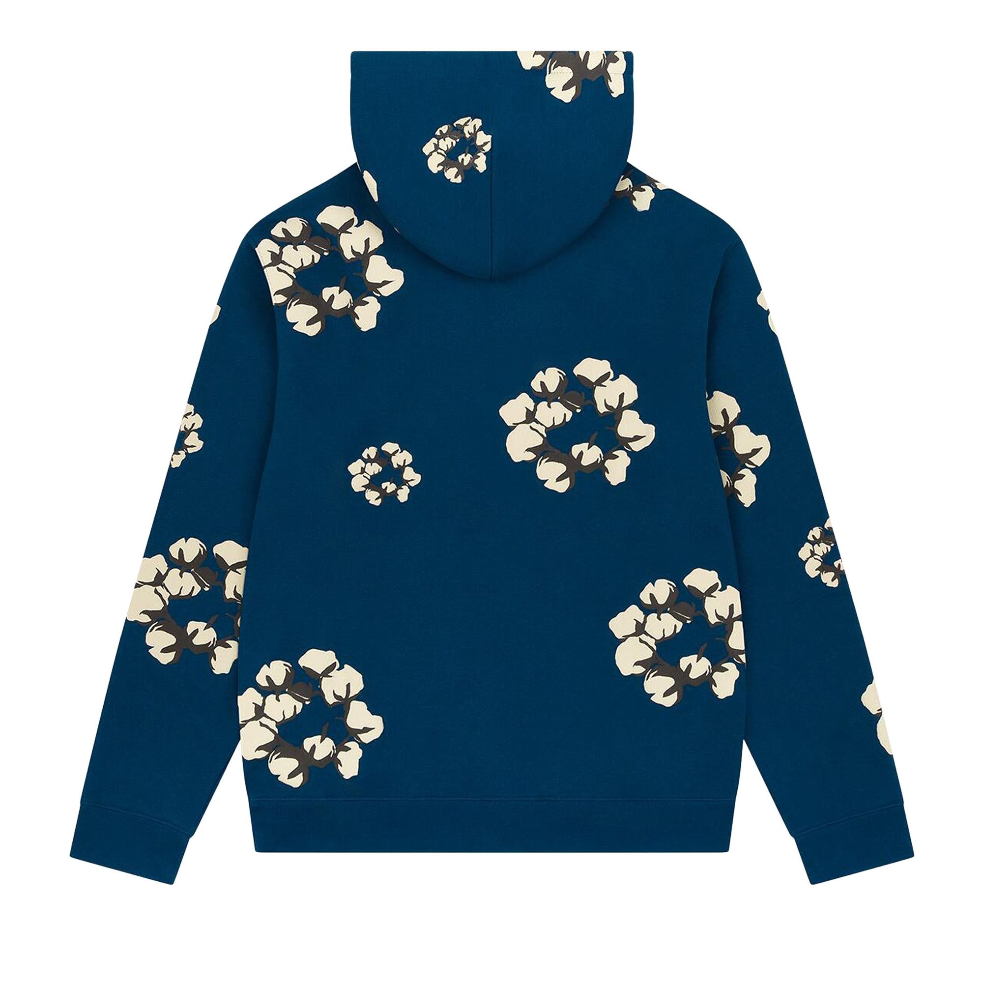 Denim Tears x Cactus Plant Flea Market Cactus Tears Wreath Hoodie 'Navy' - 2