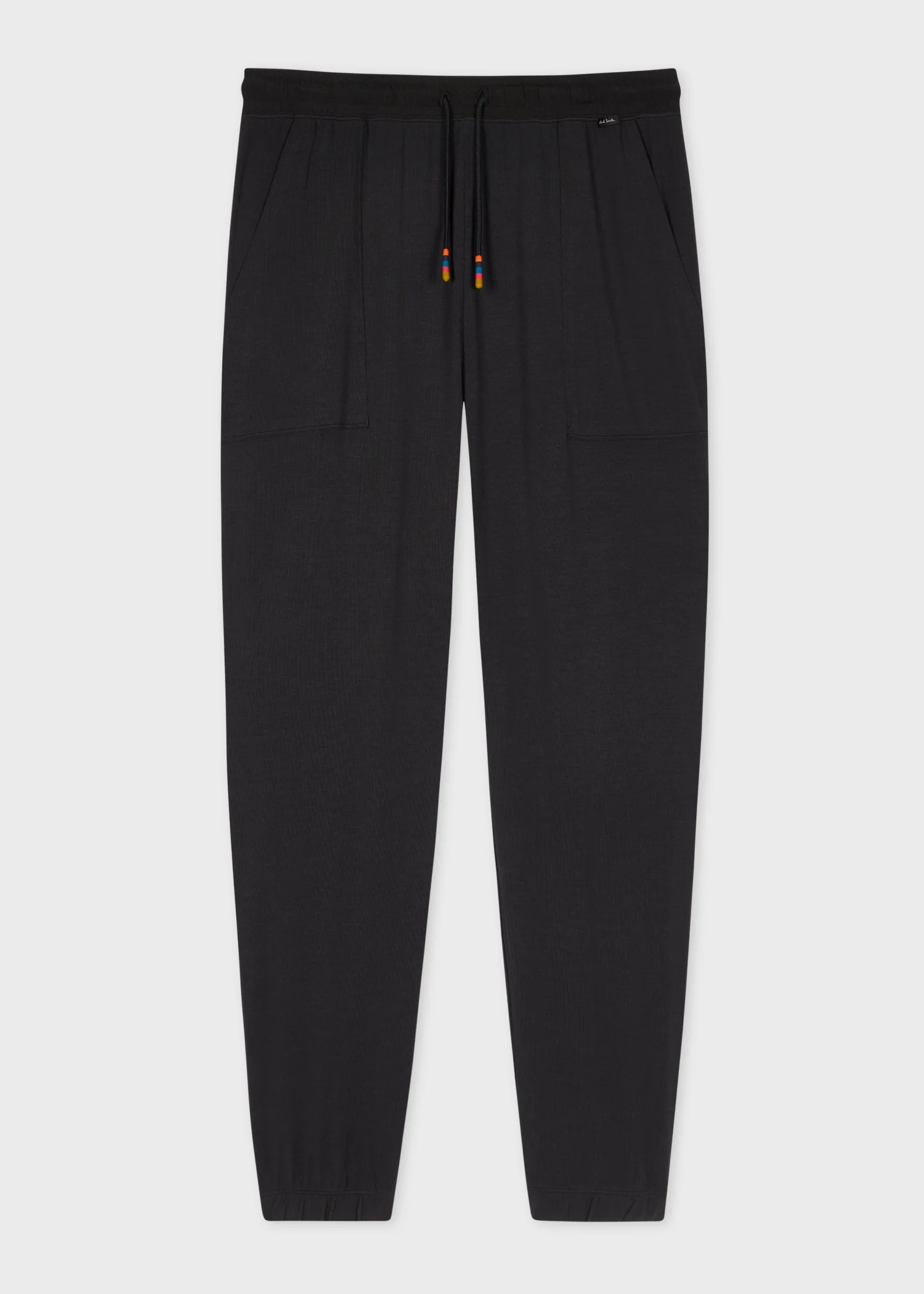 Black Modal-Blend Lounge Pants - 1