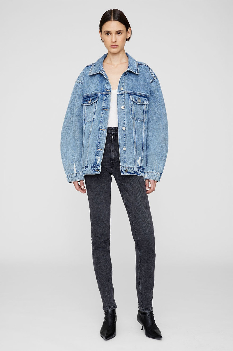 ANINE BING Rory Jacket - Vintage Blue outlook