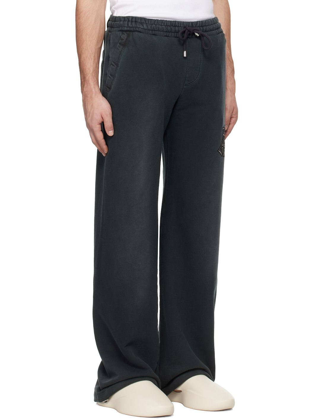 Black Vintage MA Sweatpants - 2
