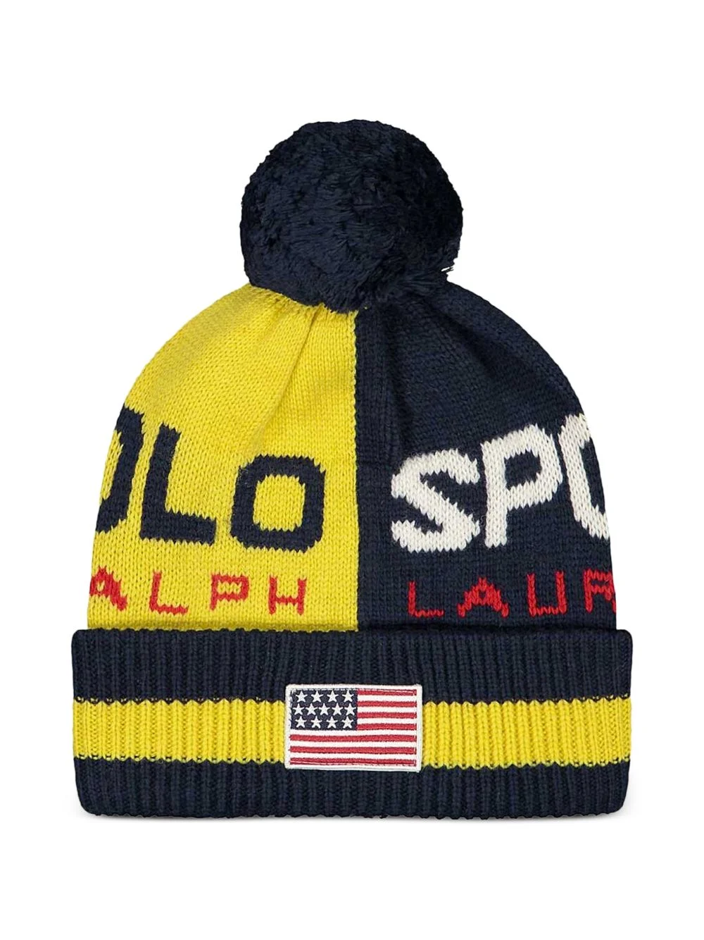 Colourblock beanie hat - 1
