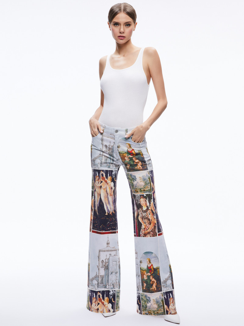 Alice + Olivia BEAUTIFUL WIDE LEG JEAN outlook