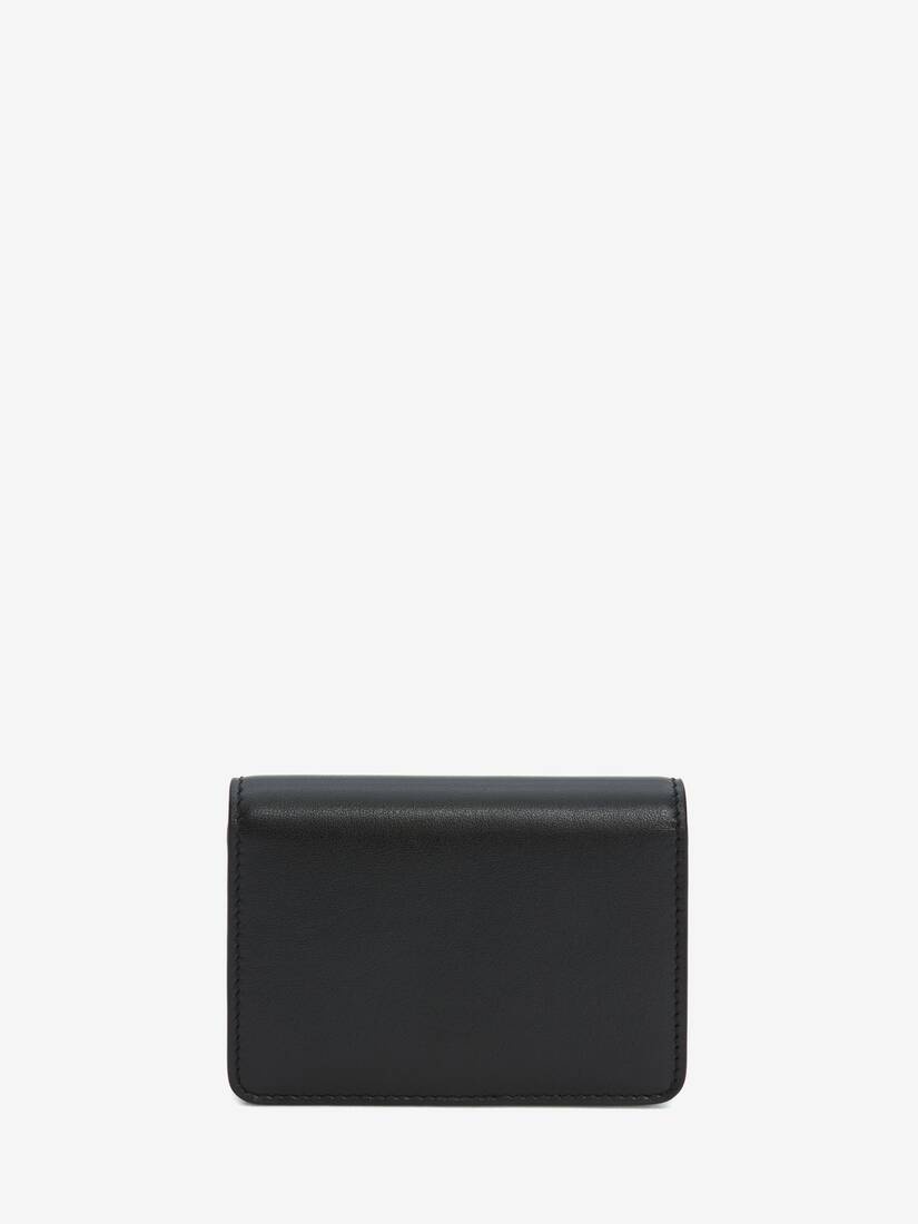 Mcqueen Graffiti Business Card Holder in Black/white - 3