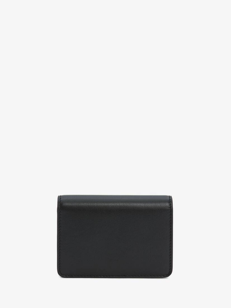 Mcqueen Graffiti Business Card Holder in Black/white 3