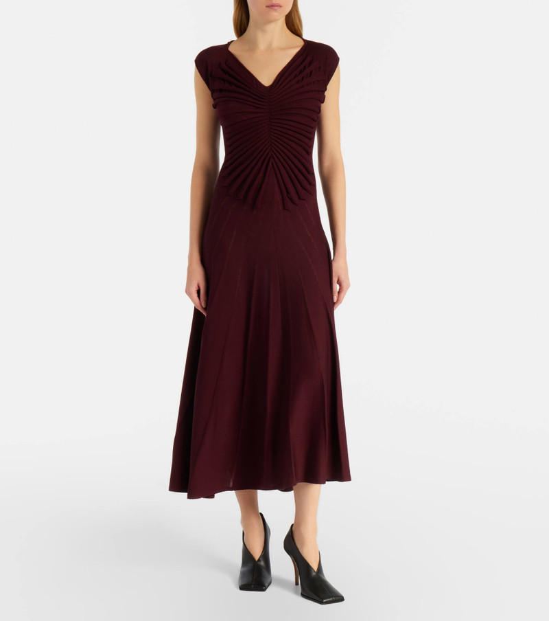 Alaïa Virgin wool midi dress outlook