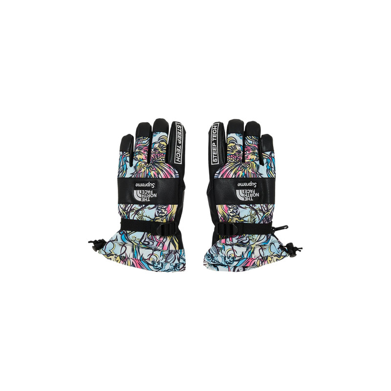 Supreme x The North Face Steep Tech Gloves 'Multicolor Dragon' - 1