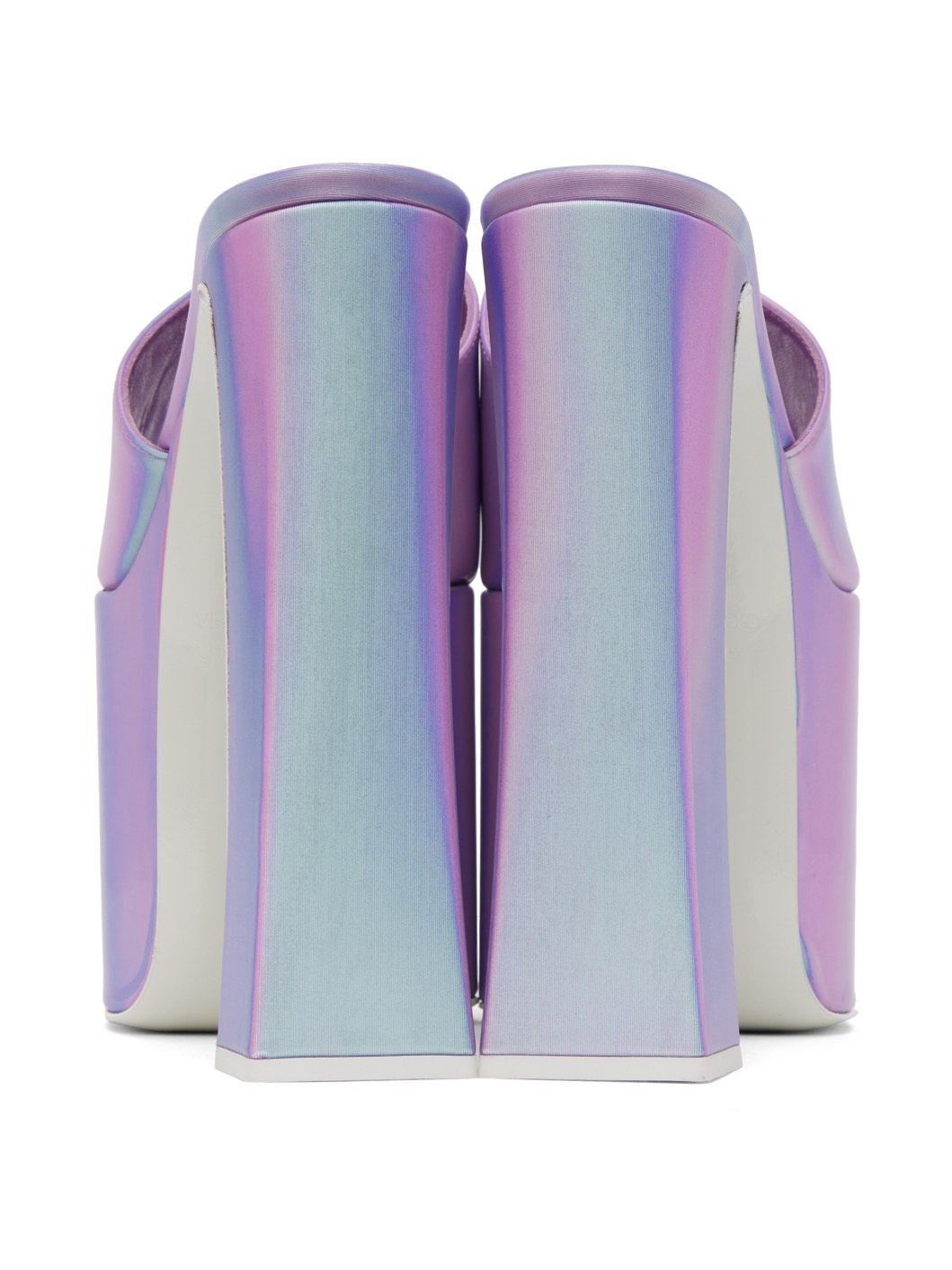 Purple Holographics Heeled Sandals - 2