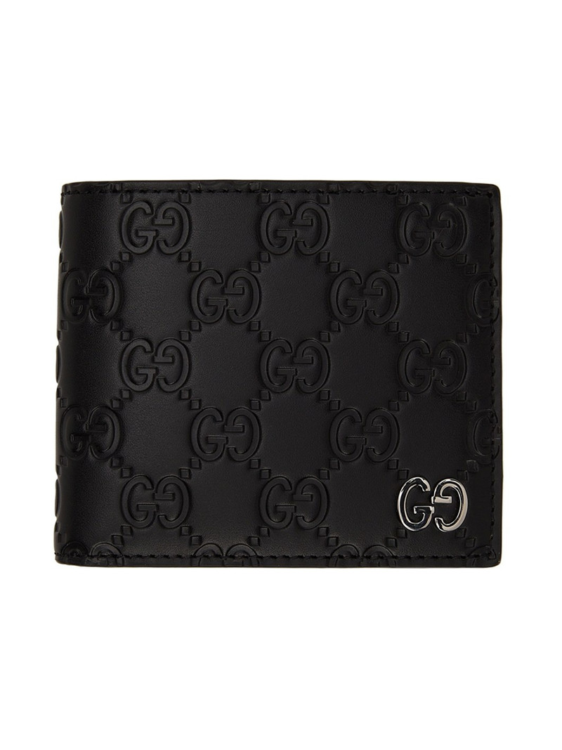 Black 'Gucci Signature' GG Embossed Wallet 1