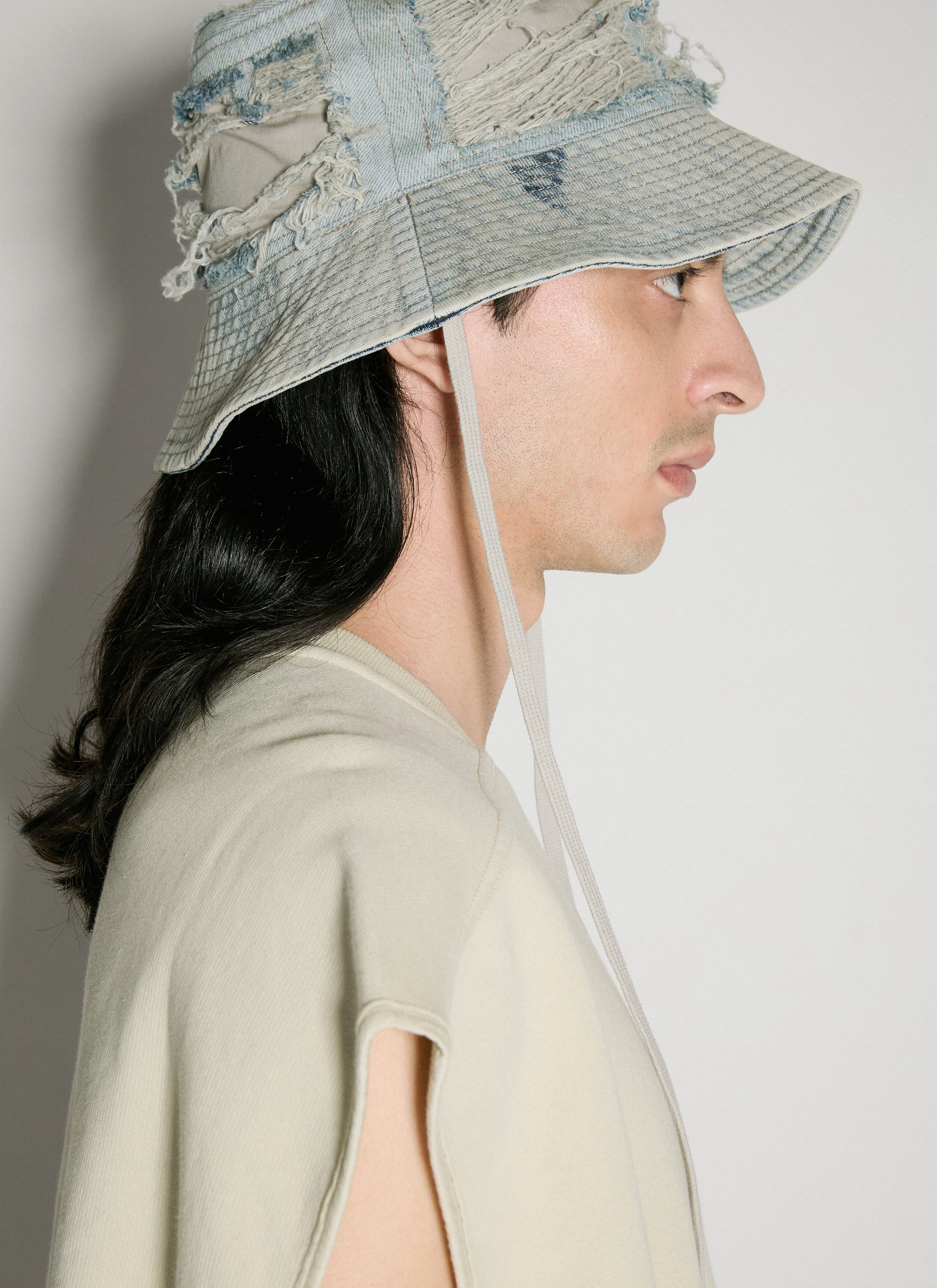 帽子 Rick Owens DRKSHDW DENIM GILLIGAN HAT RICK OWENS DRKSHDW | DENIM GILLIGAN HAT