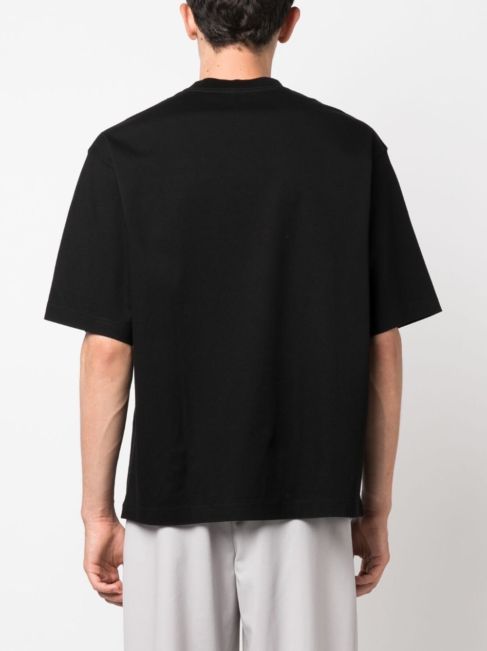 logo-appliqué cotton T-shirt - 4