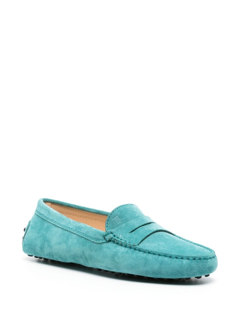 suede penny loafers - 2