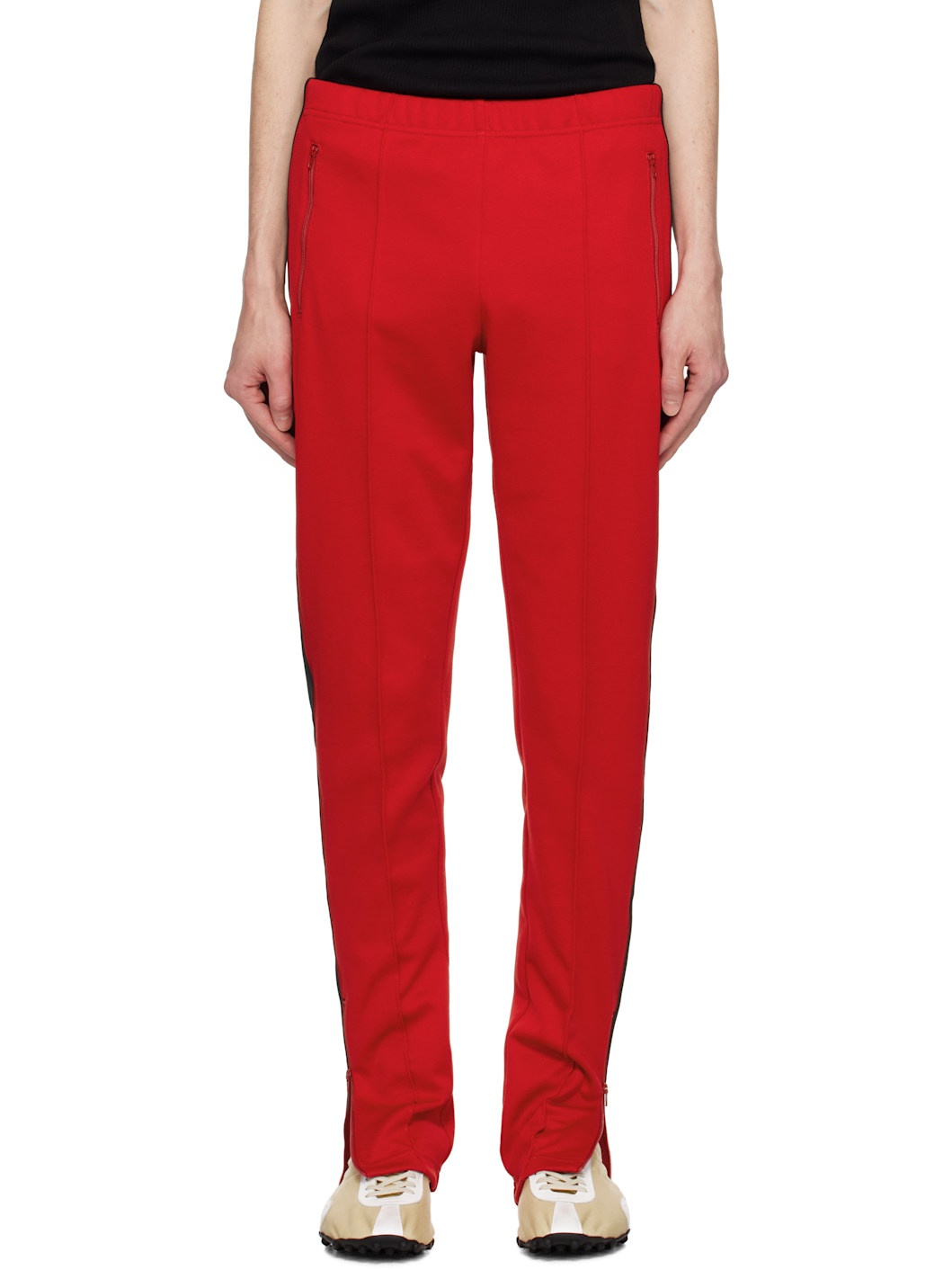 Red Striped Sweatpants - 1