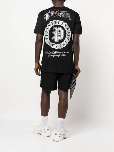 PHILIPP PLEIN logo-print short-sleeved T-shirt outlook