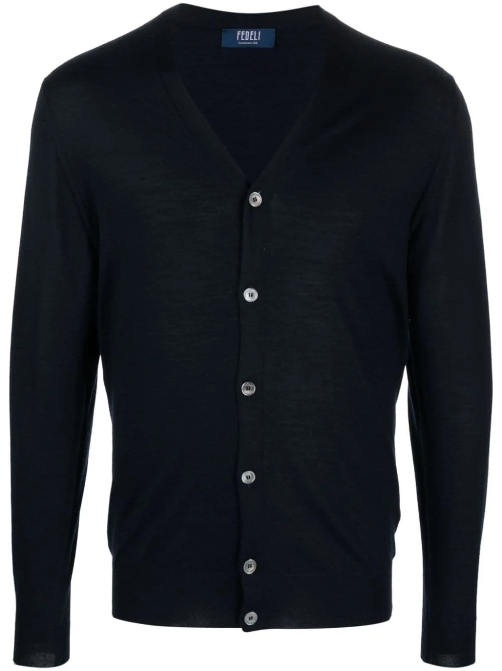 V-neck buttoned cardigan - 1
