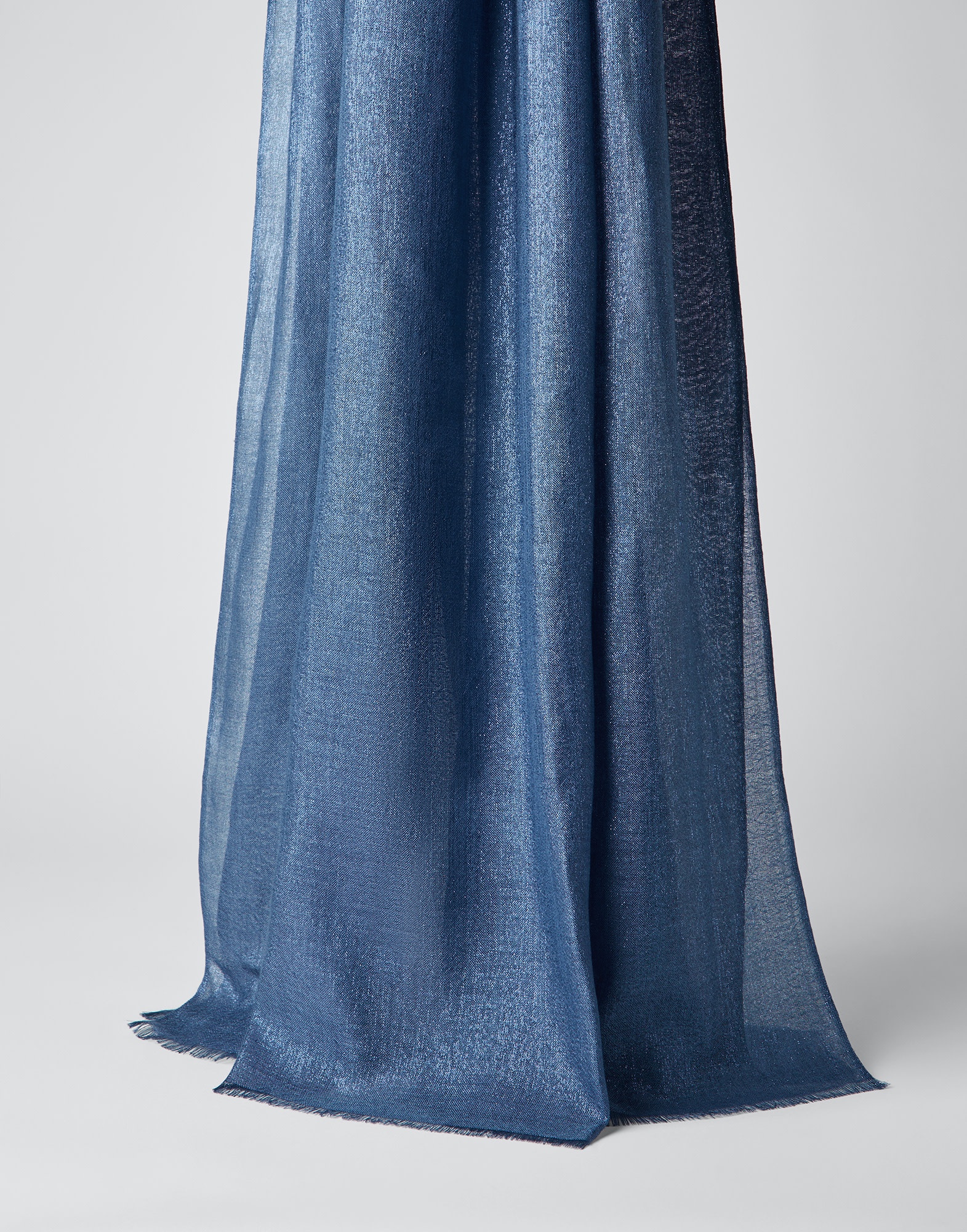 Cashmere and silk sparkling scarf - 1