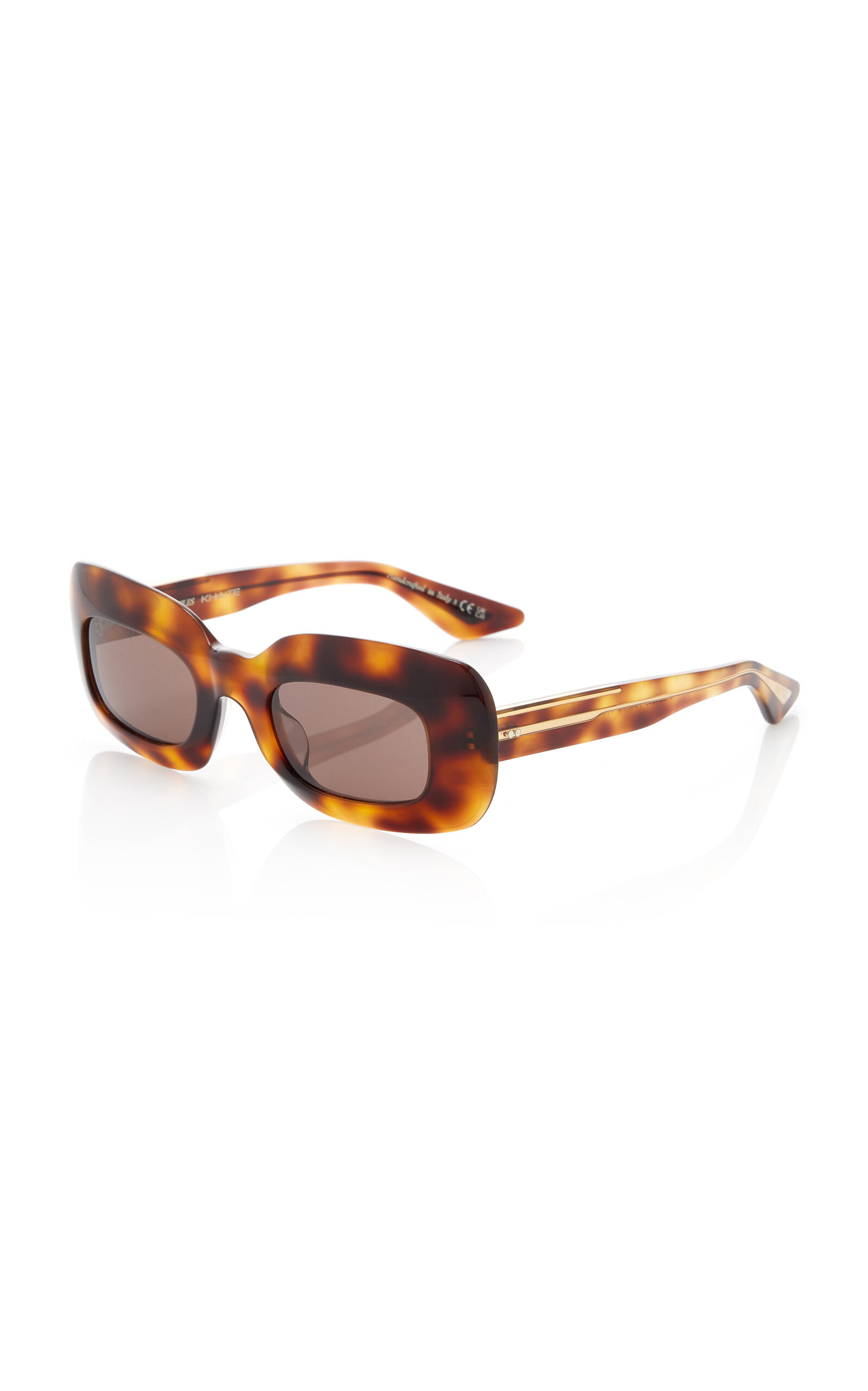 x Oliver Peoples 1966C Square-Frame Acetate Sunglasses brown - 3