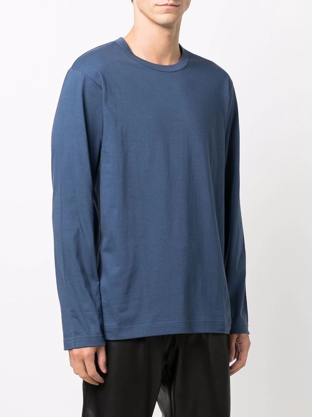 round neck long-sleeved T-shirt - 3