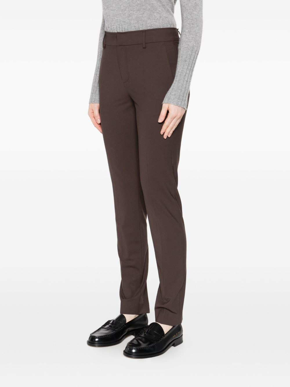 tapered wool trousers - 3