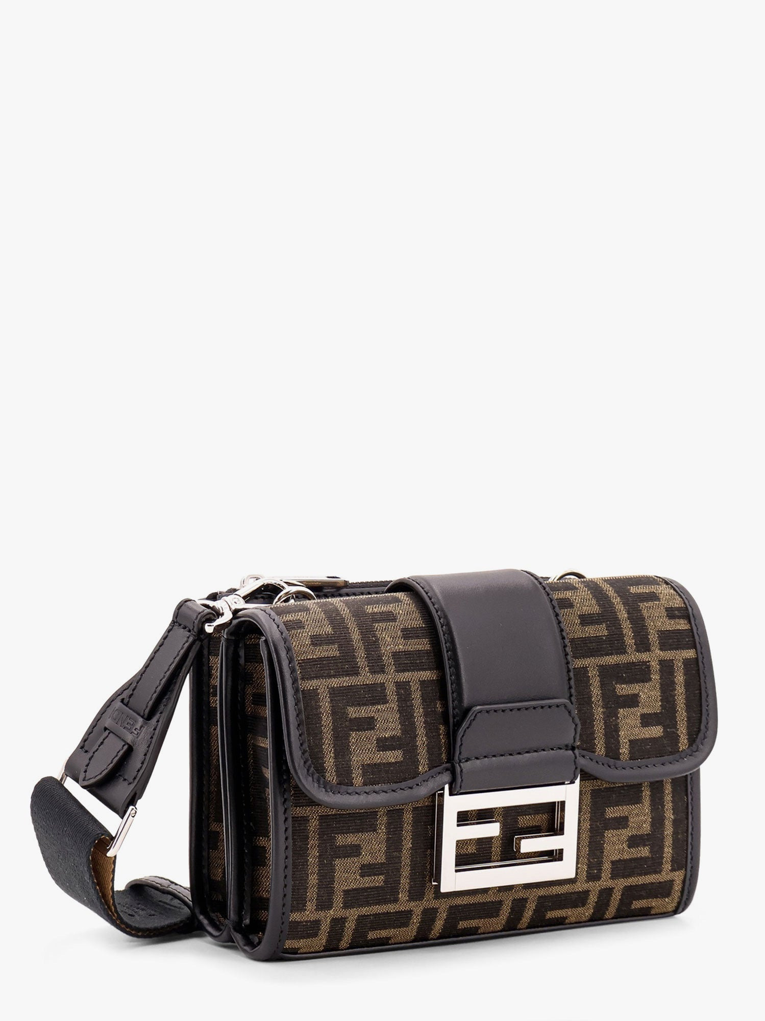 Fendi Baguette Double Jacquard Shoulder Bag - 4