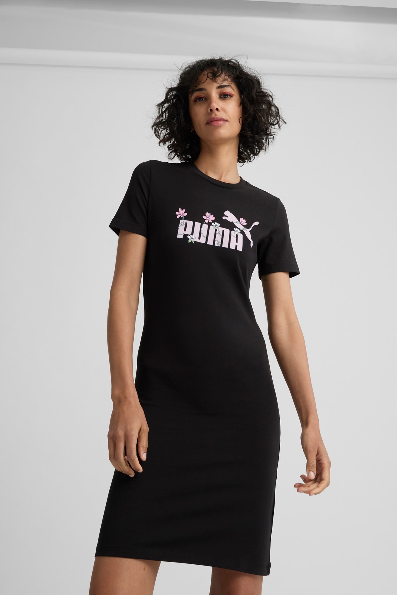 ESS Slim Tee Floral Women's Dress - 3