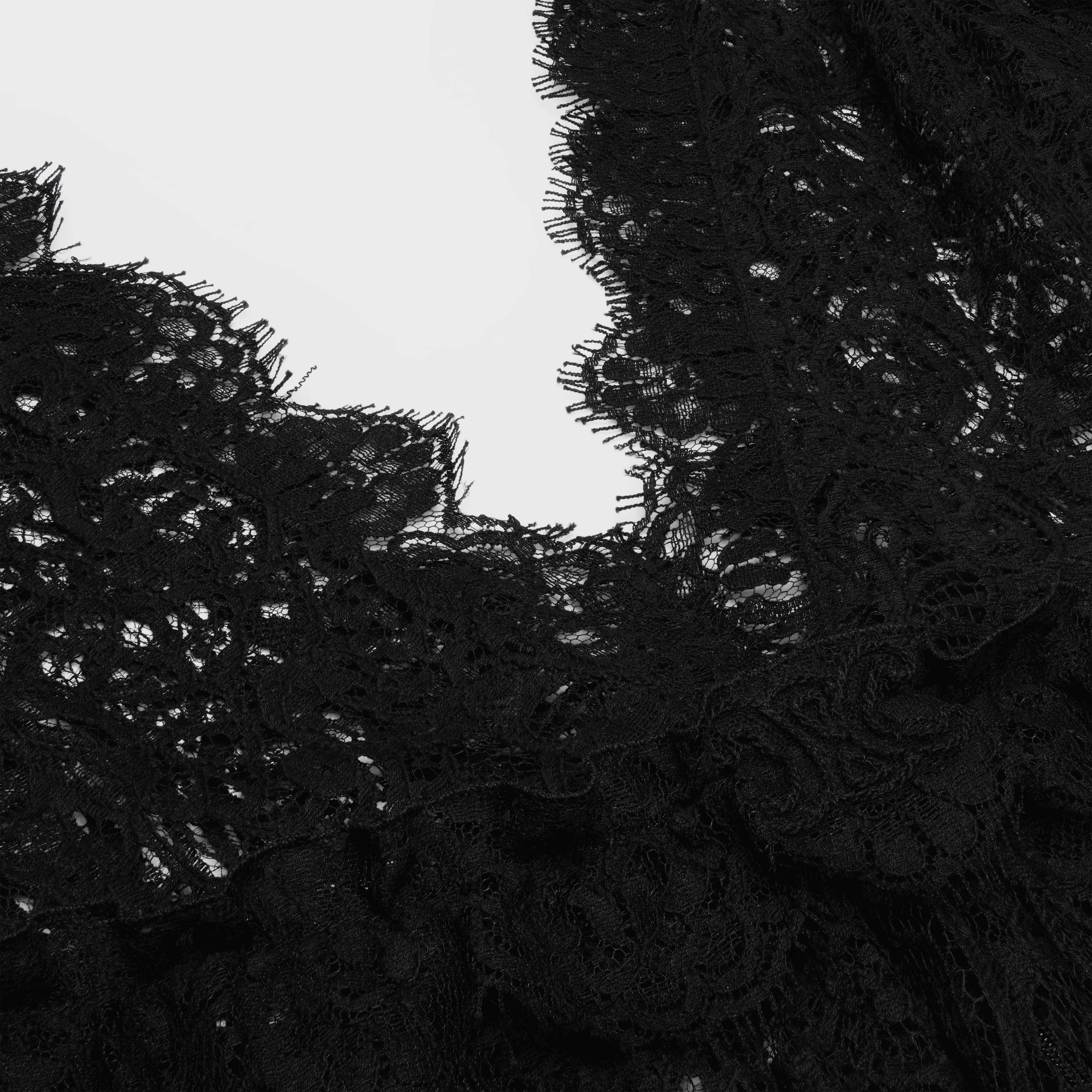 long triomphe dress in cotton lace - 3