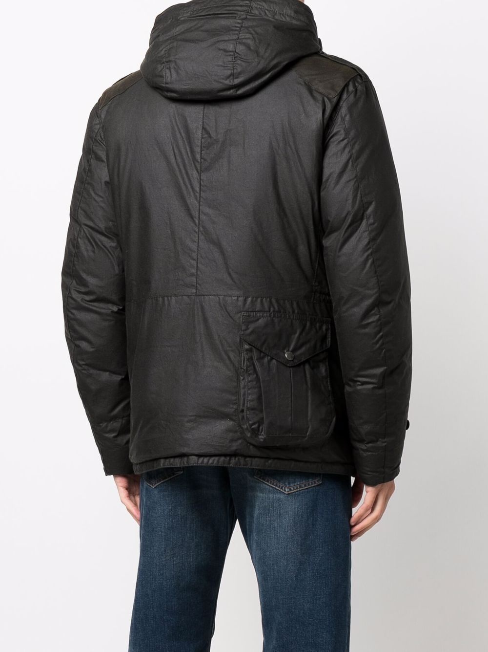 cargo pockets hooded jacket - 4