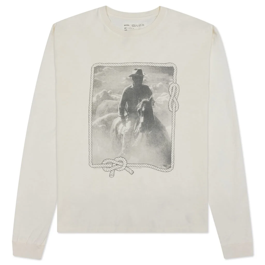 ONE OF THESE DAYS ROPER L/S - BONE - 1