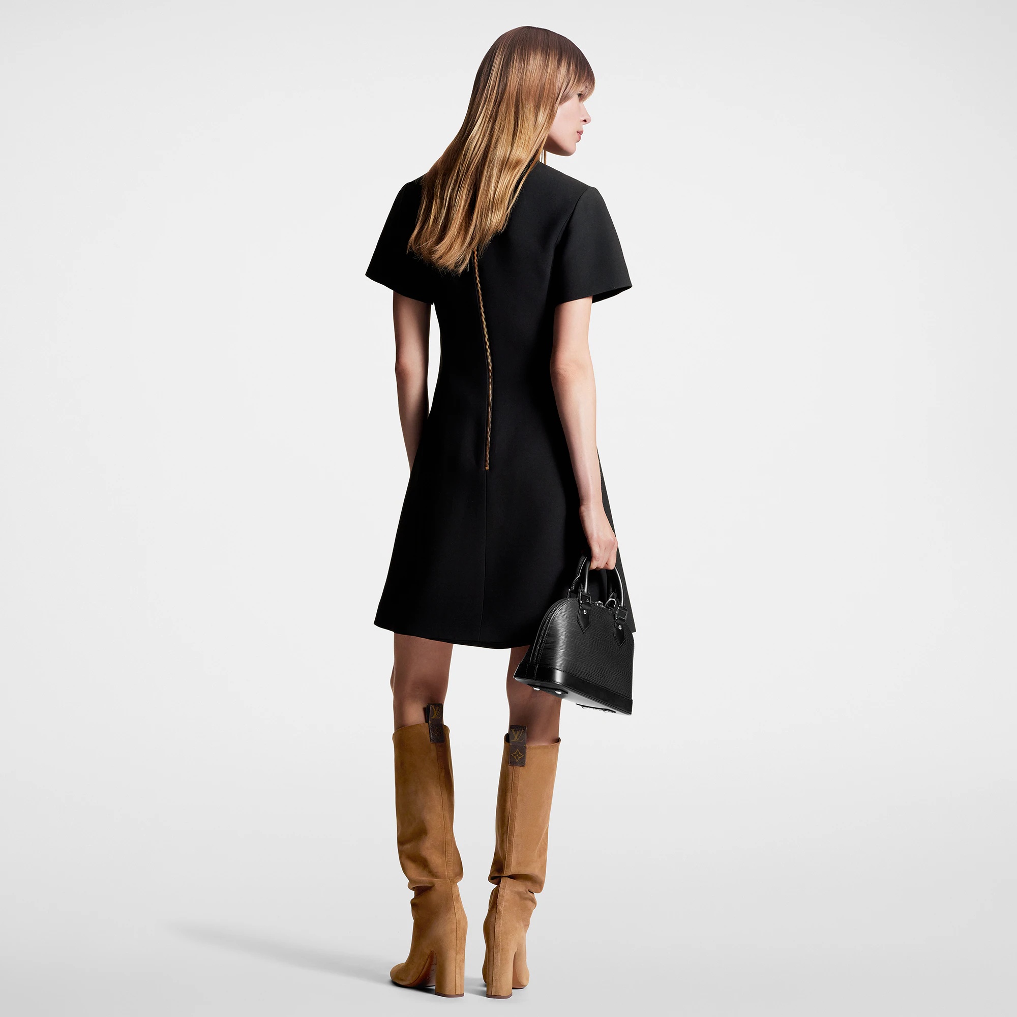 Trompe L’Oeil Wrap Front Dress - 3