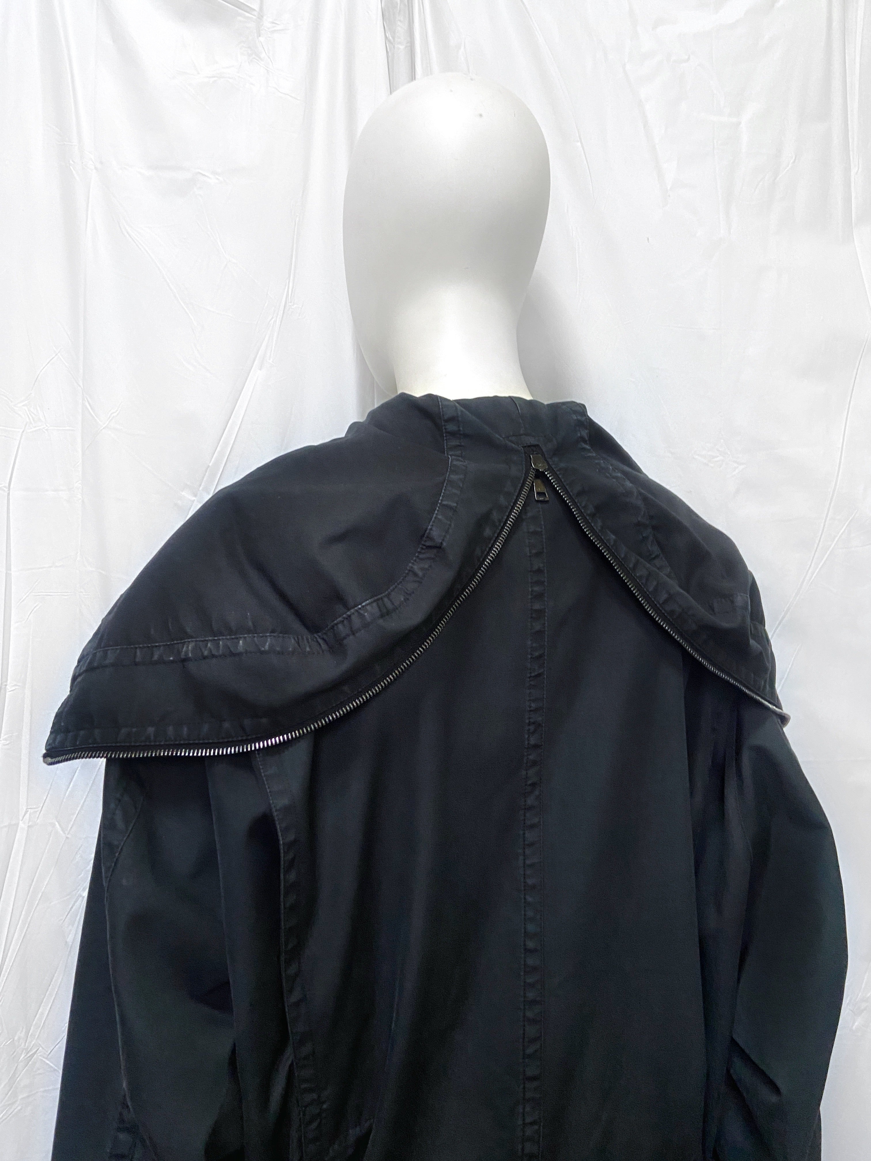 Gucci Spring 2002 Tom Ford Men’s Technical Military N-2B Navy Parka Coat Jacket 48 - 9