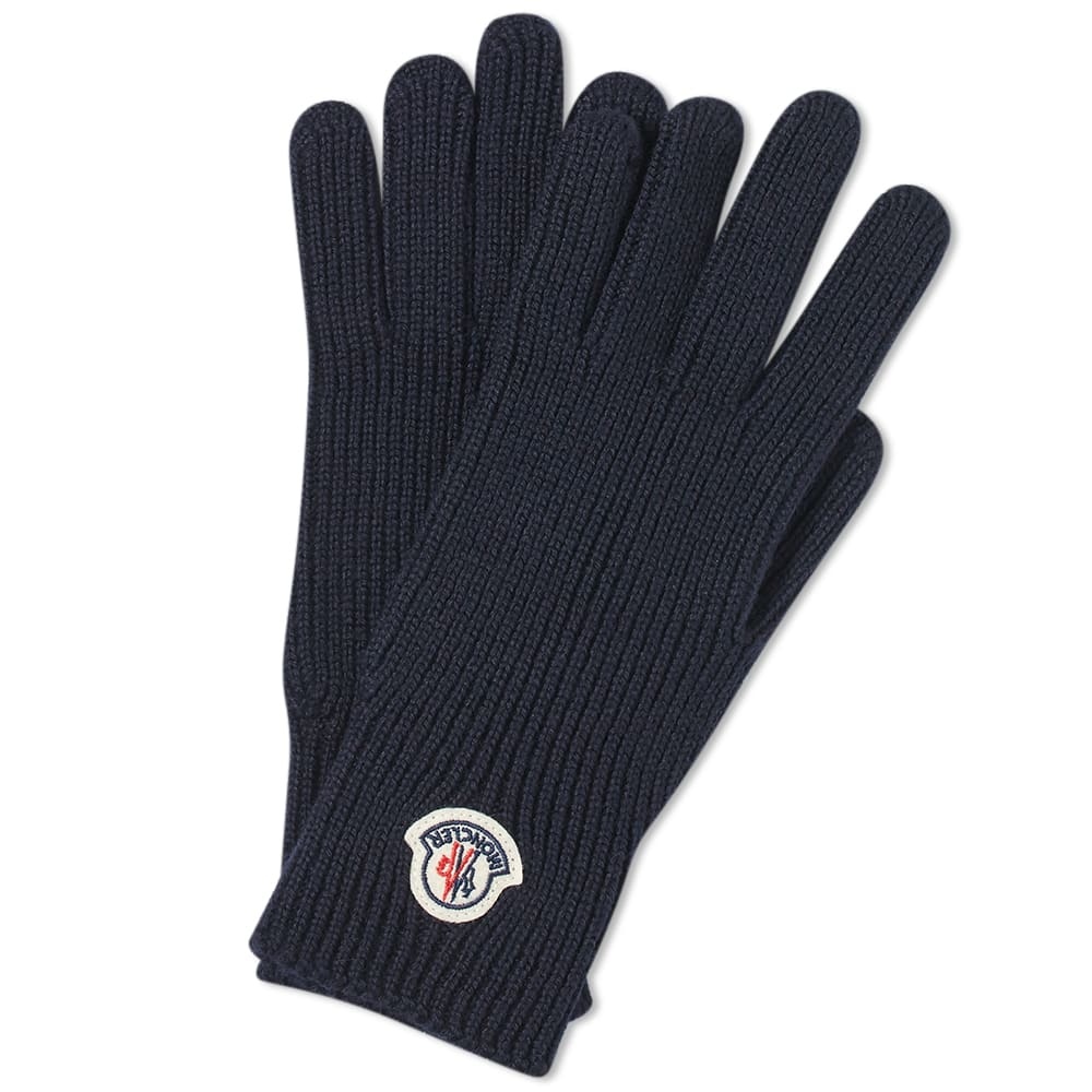 Moncler Logo Wool Gloves - 1