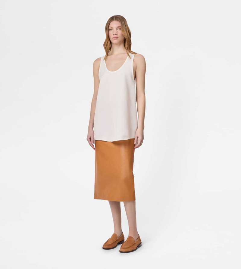 Tod's MINI DRESS IN POPLIN - WHITE outlook