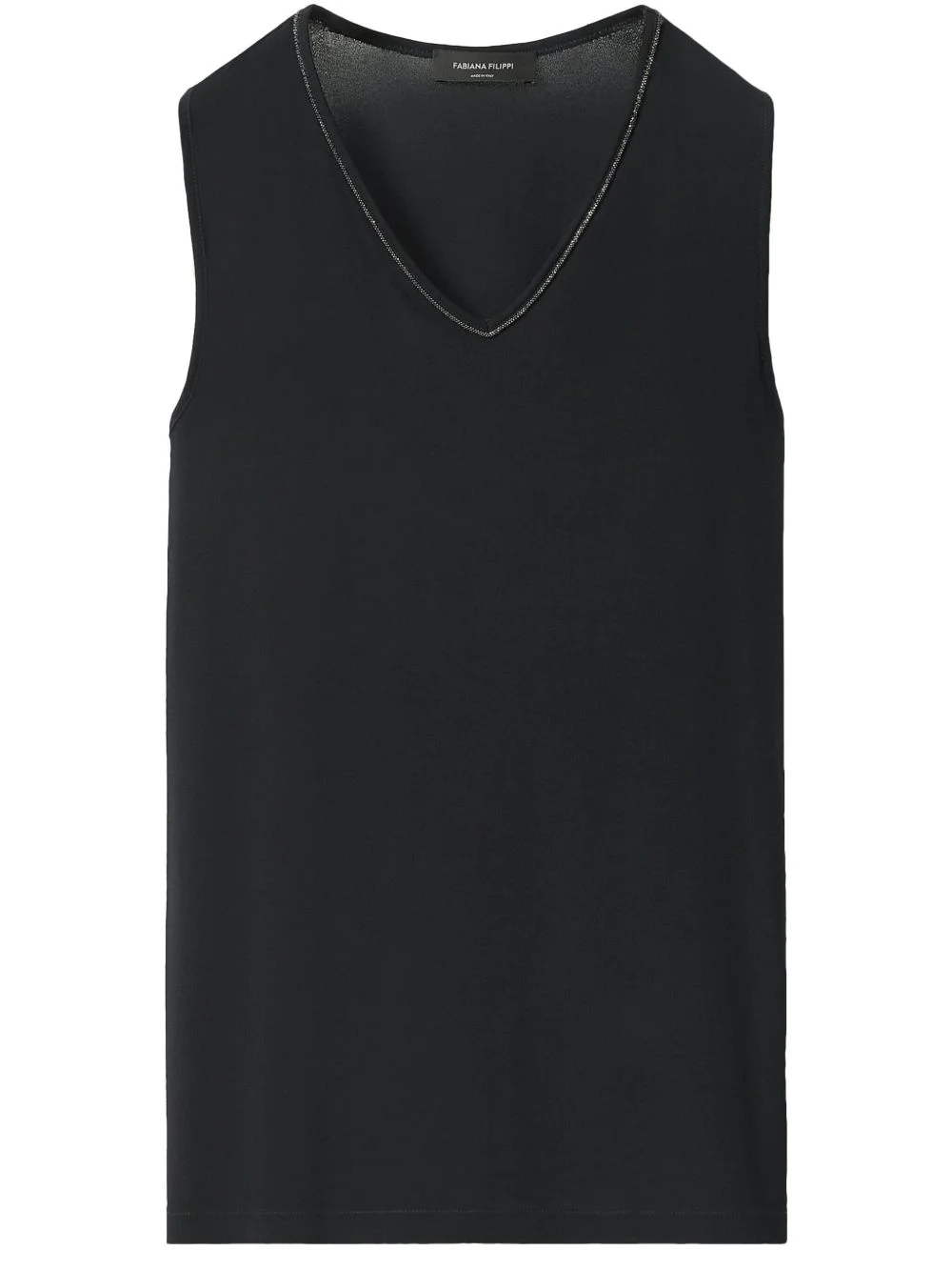 beaded-trim sablé vest - 1