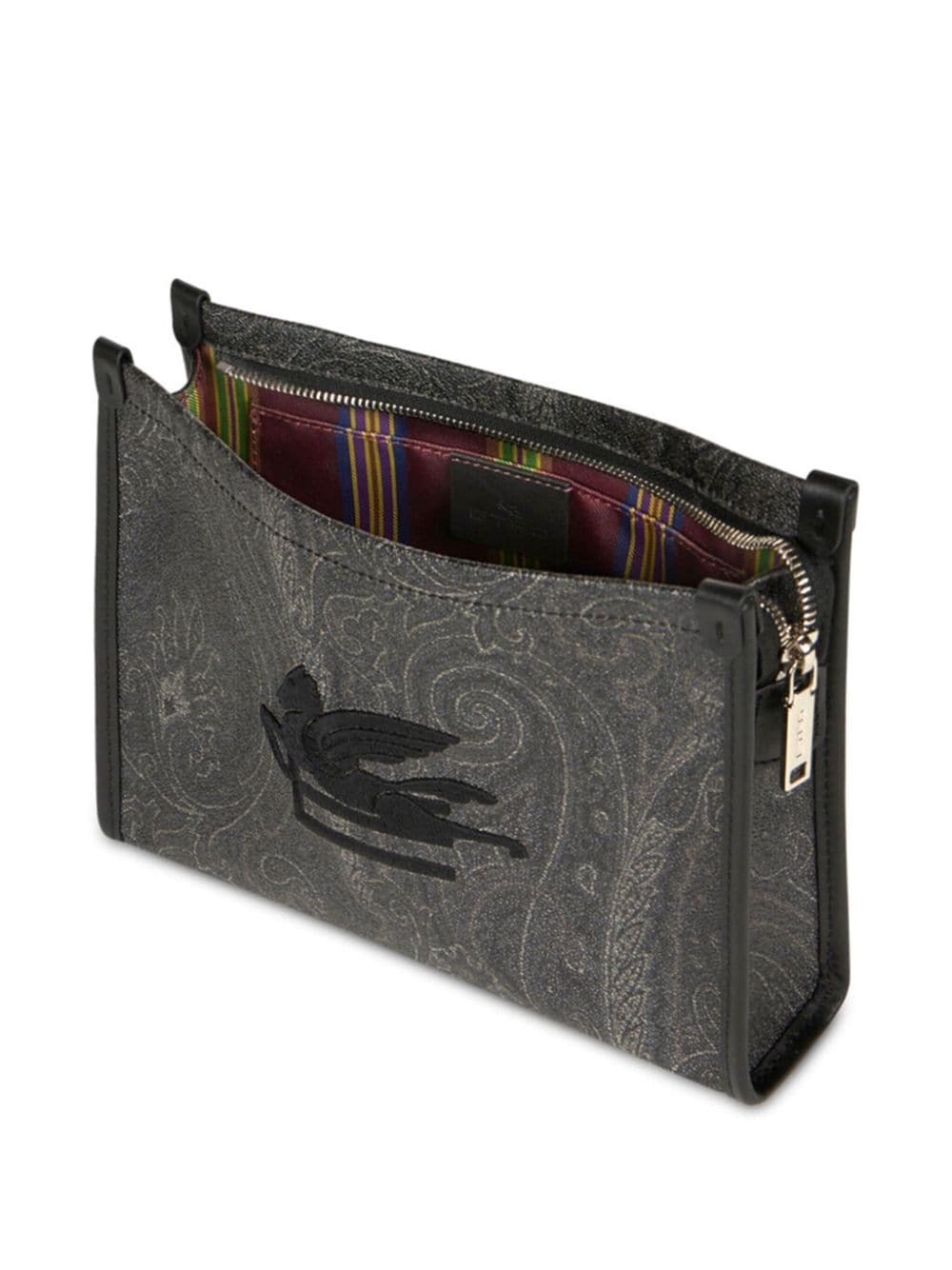 Essential paisley-print clutch bag - 4