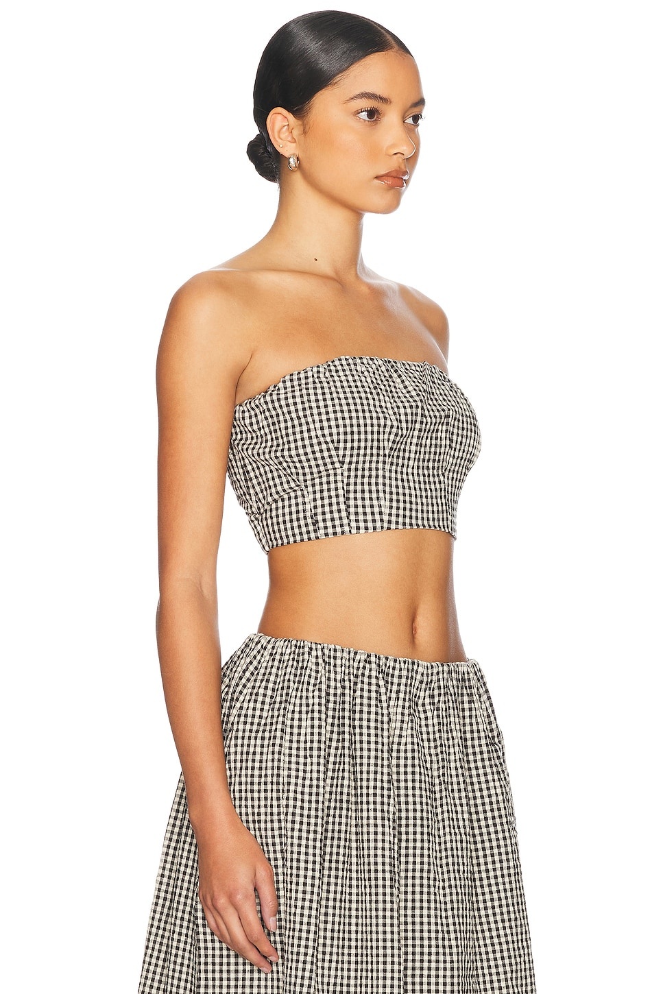 Mira Strapless Crop Top - 2