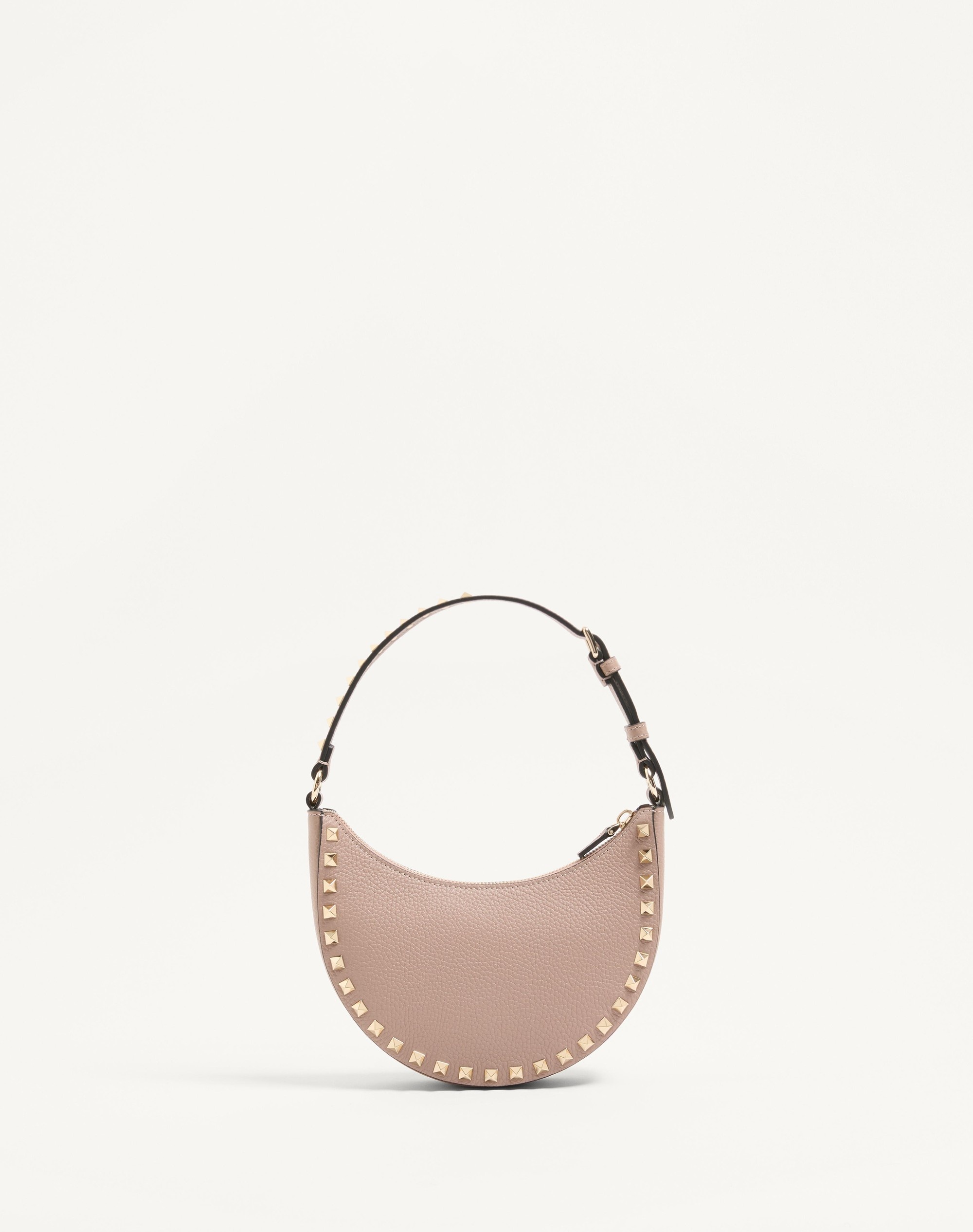 MINI ROCKSTUD HOBO BAG IN GRAINY CALFSKIN - 4