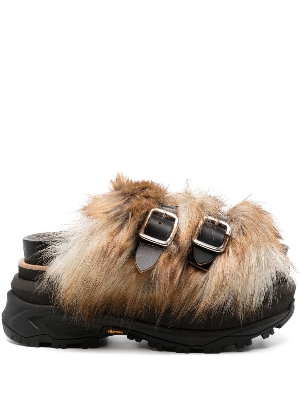 wing tips platform sandals - 1