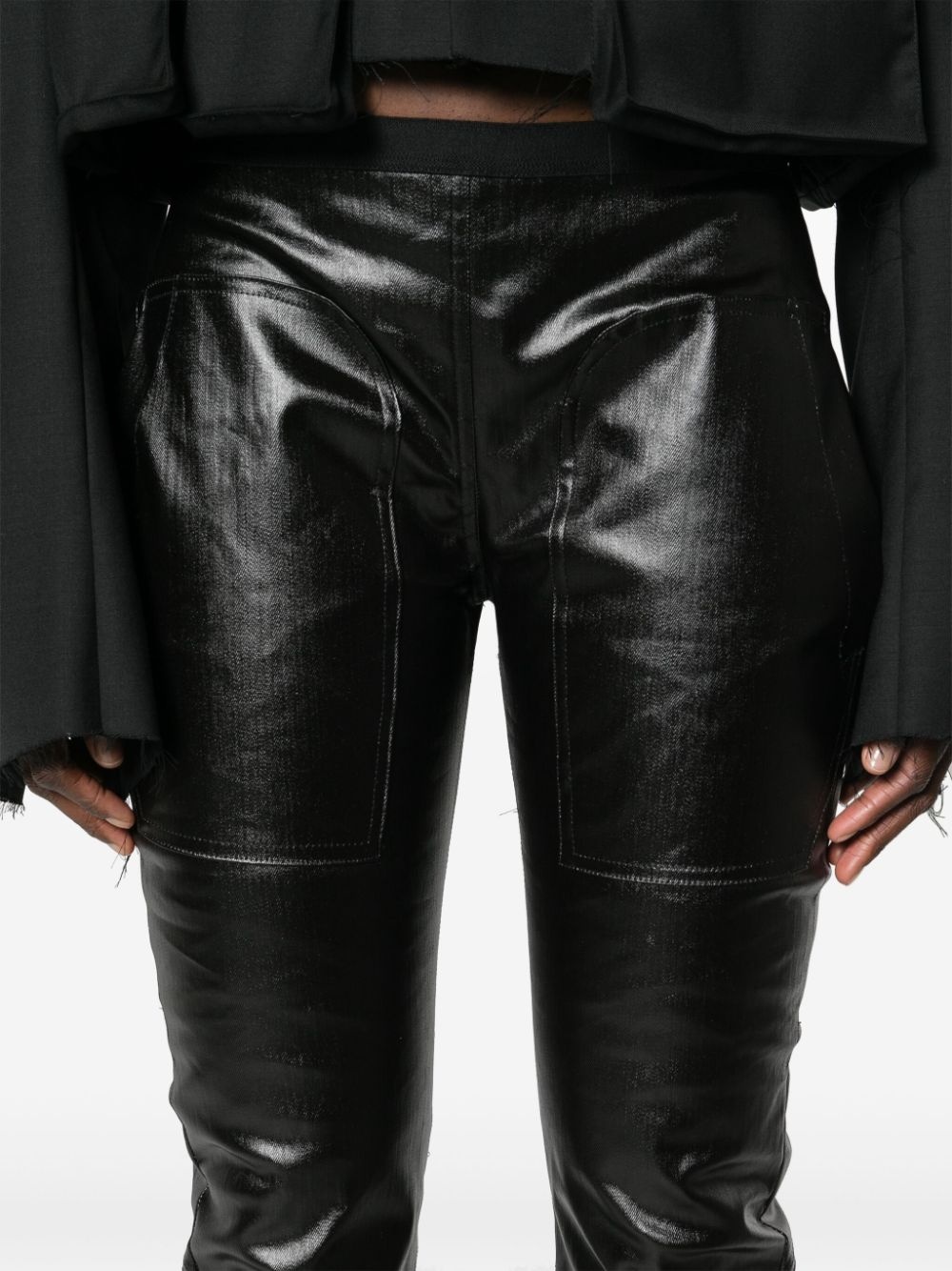 elasticated-waist leggings - 5
