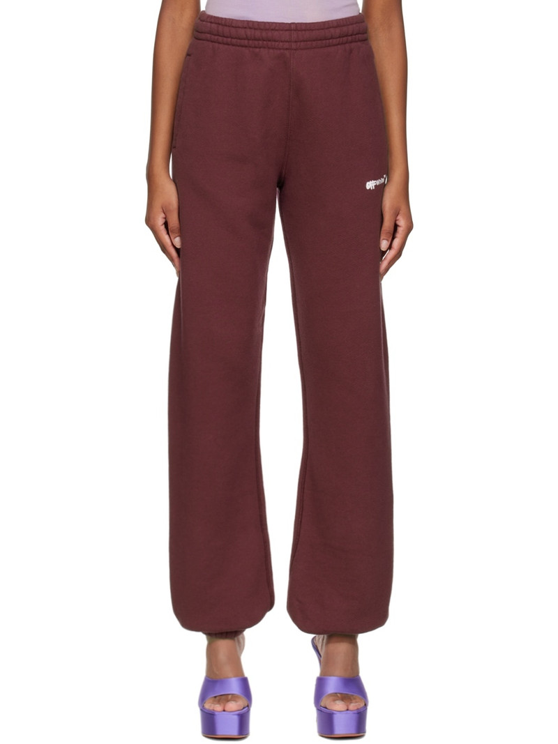 Burgundy Spray Lounge Pants - 1