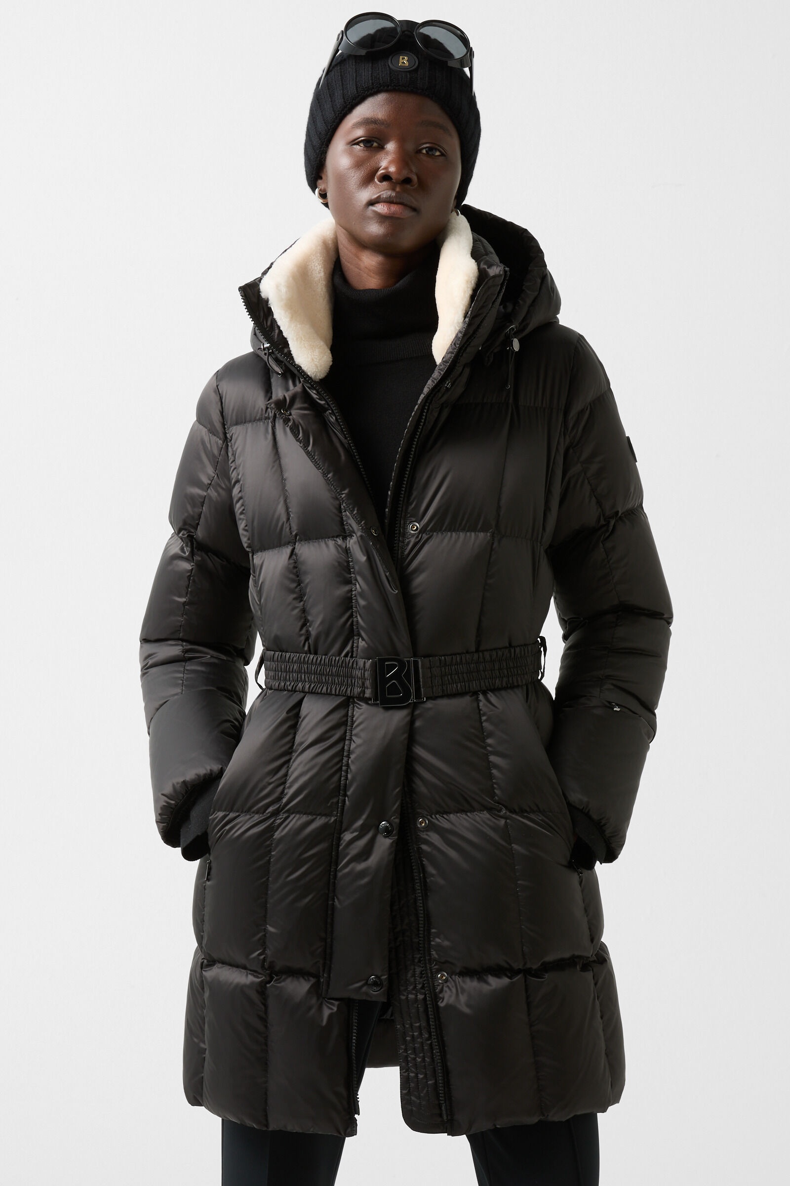 Nicci Down coat in Black - 2