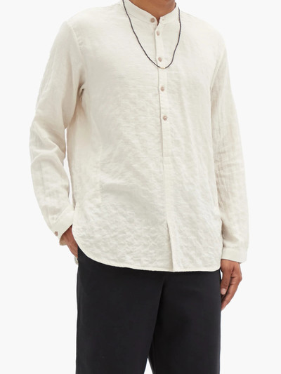 Toogood The Botanist stand-collar cotton-blend shirt outlook