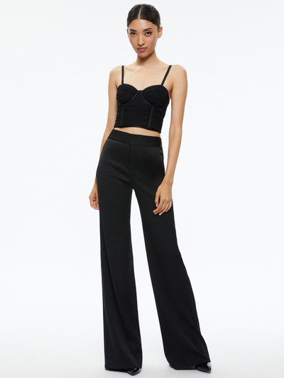 Alice + Olivia DAMIA RUCHED BUSTIER TOP outlook
