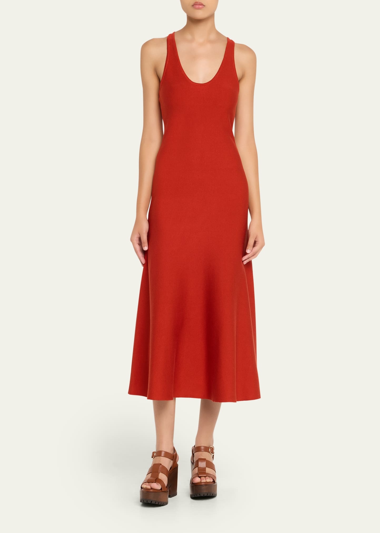Bastien Cutout Racerback Midi Dress - 2