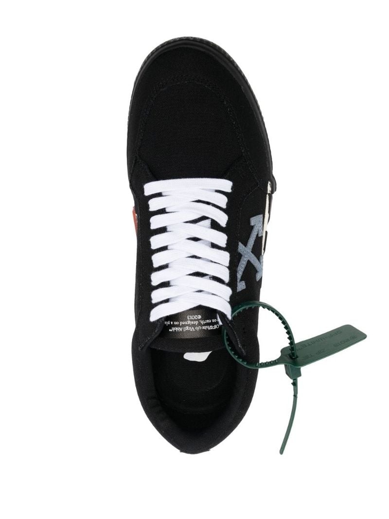Vulcanised low-top sneakers - 4