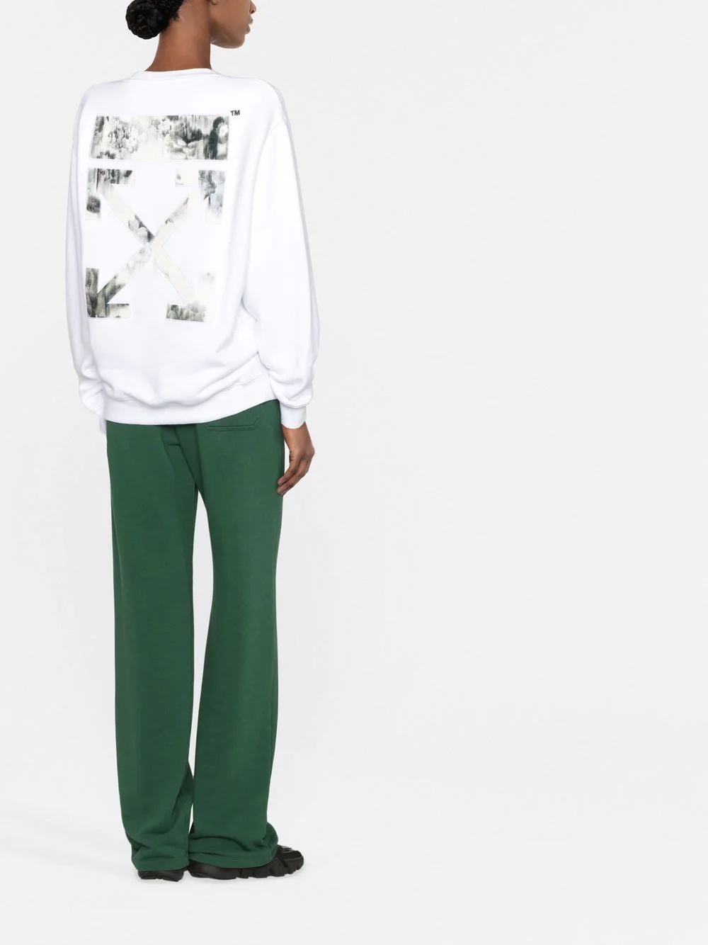 tie-dye Arrow relaxed sweatshirt - 2