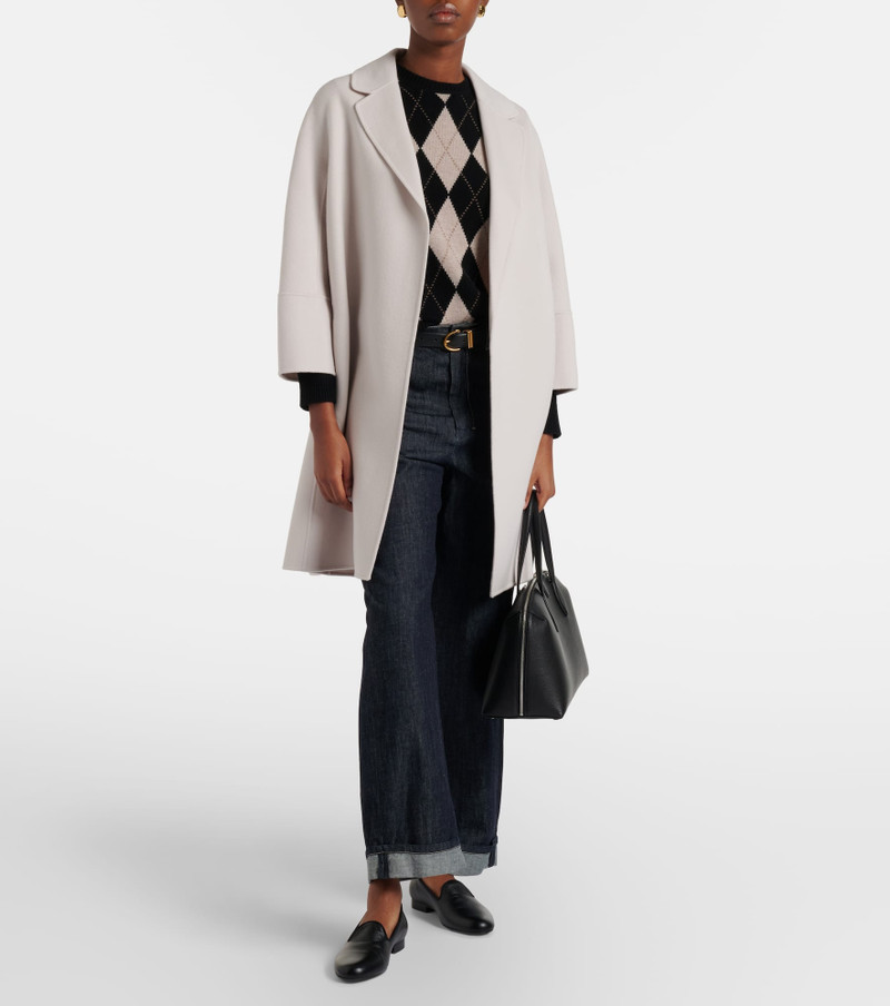 'S Max Mara Arona virgin wool wrap coat outlook