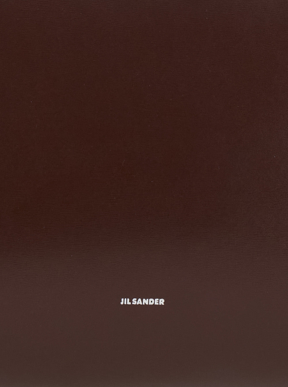 Jil Sander Women 'Curve Medium' Brown Shoulder Bag With Embossed Logo On The Front And Curved Design - 5