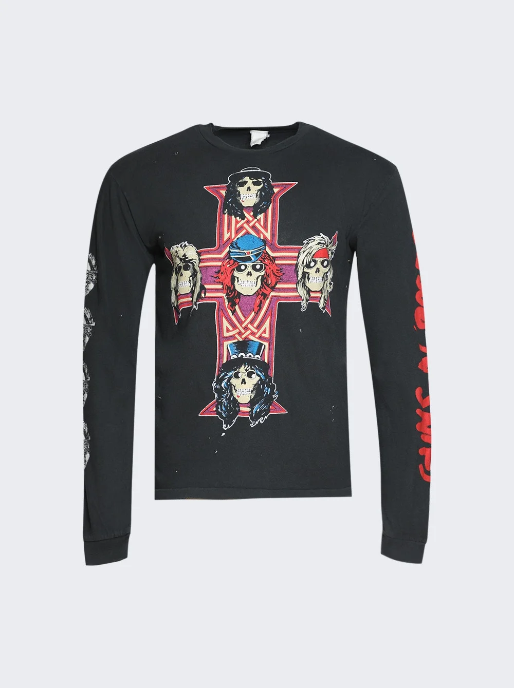 Guns N' Roses Long Sleeve Tee Coal - 1