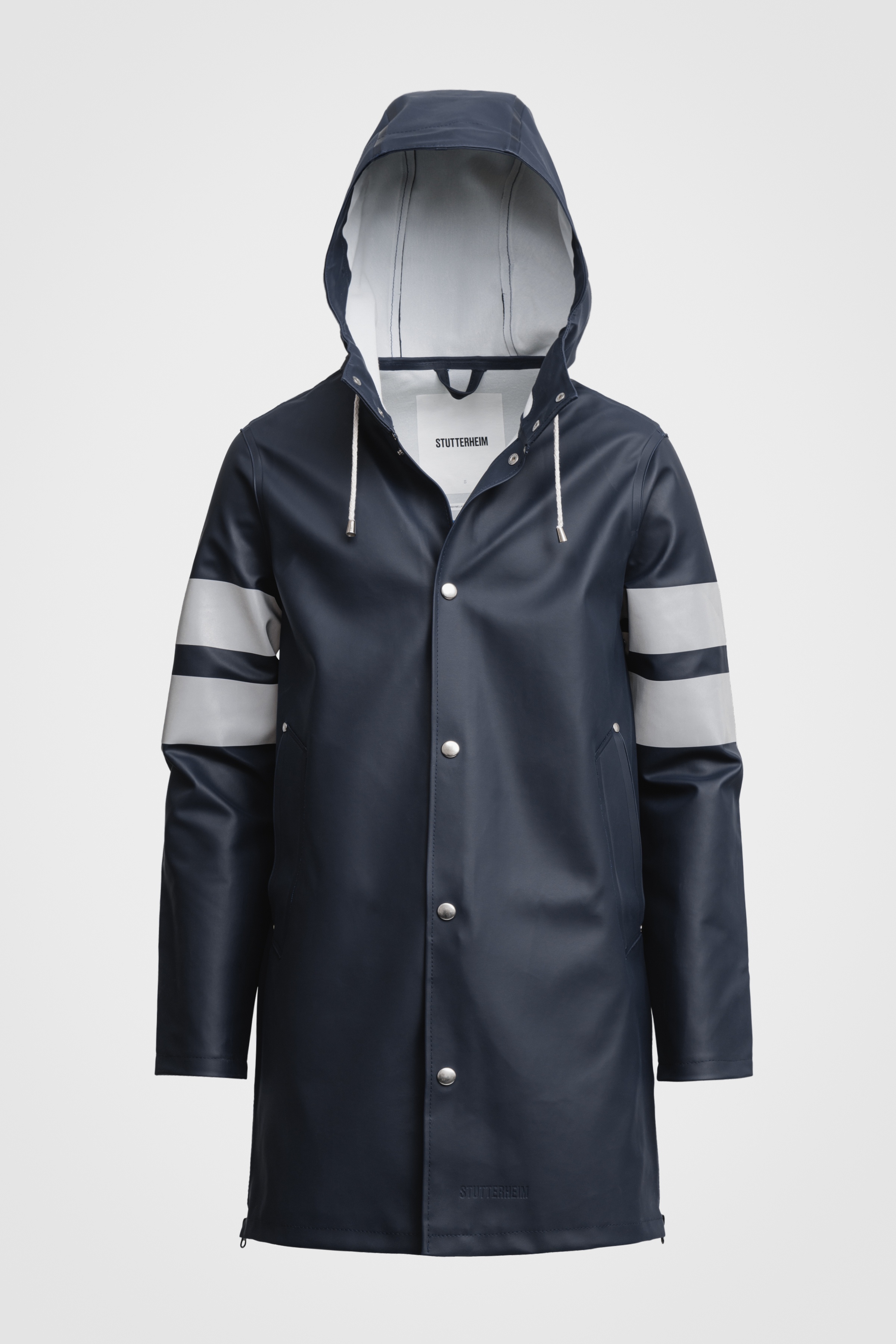 Stockholm Bike Raincoat Navy - 1