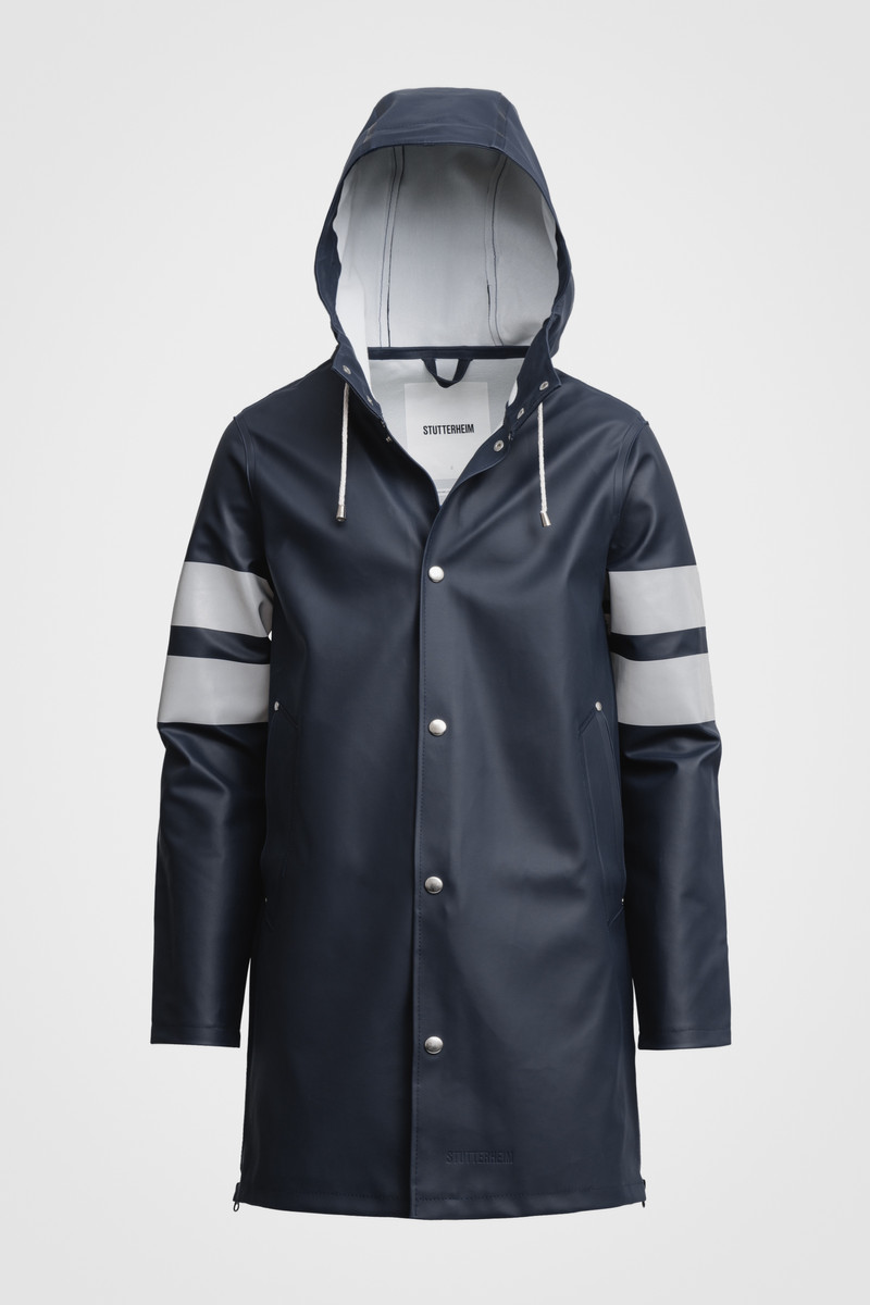 Stockholm Bike Raincoat Navy 1